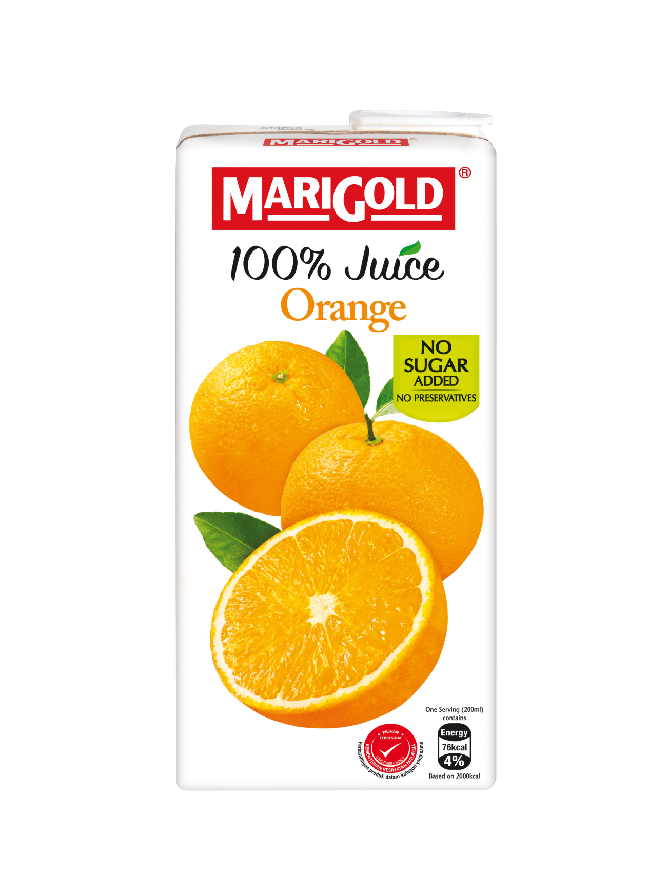 MARIGOLD 100% JUICE ORANGE 1L