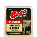 BEGA STRONG&BITEY VINTAGE CHEESE SLICE 250G