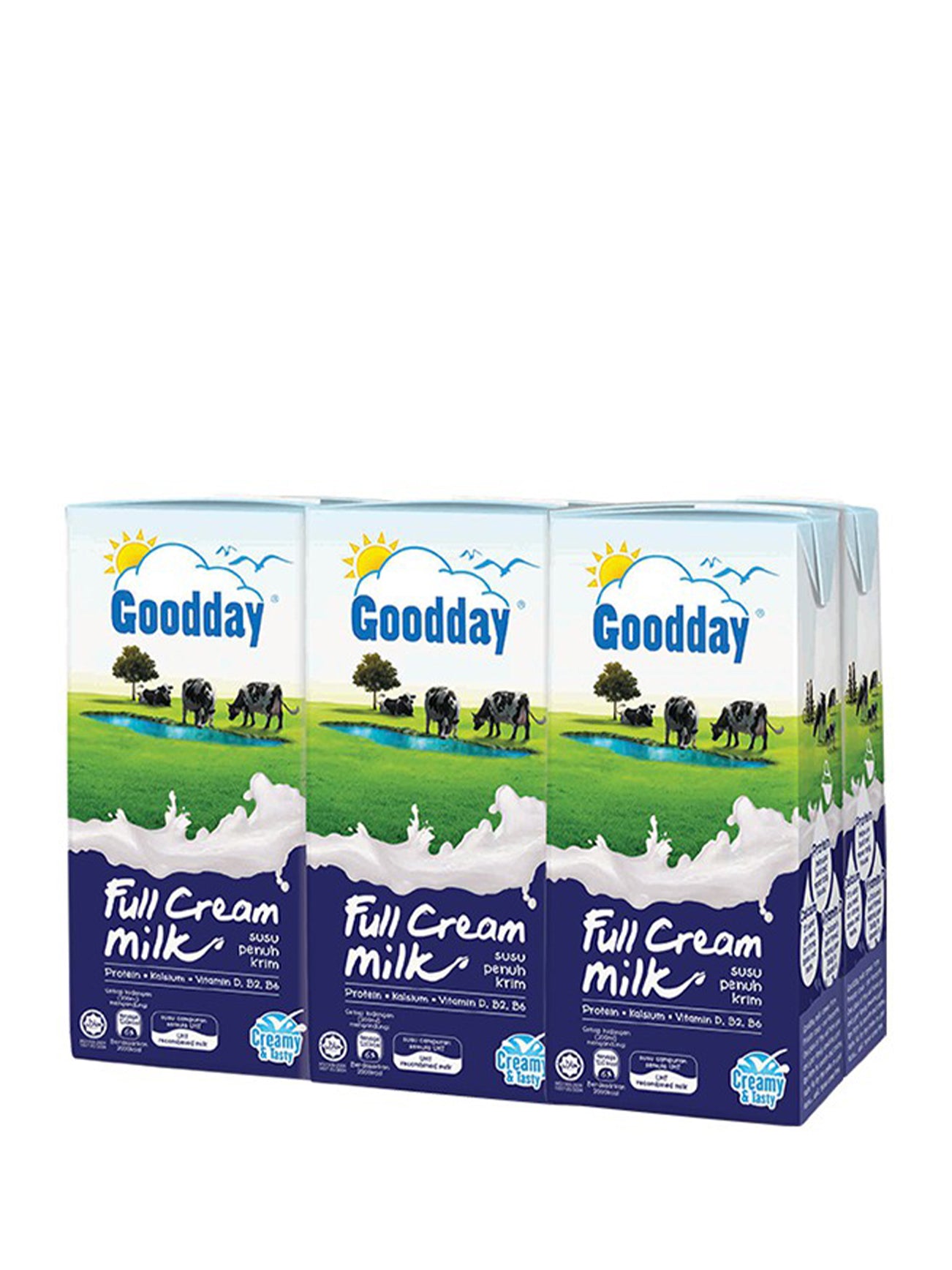 GOODDAY UHT FULL CRM MILK 6X200ML