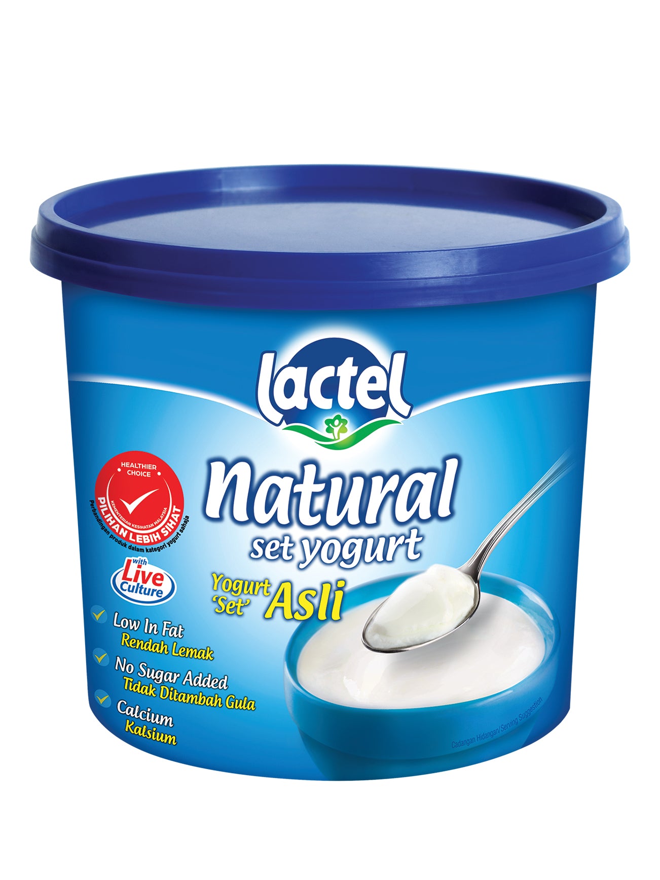 LACTEL NATURAL SET YOGURT 1.4KG