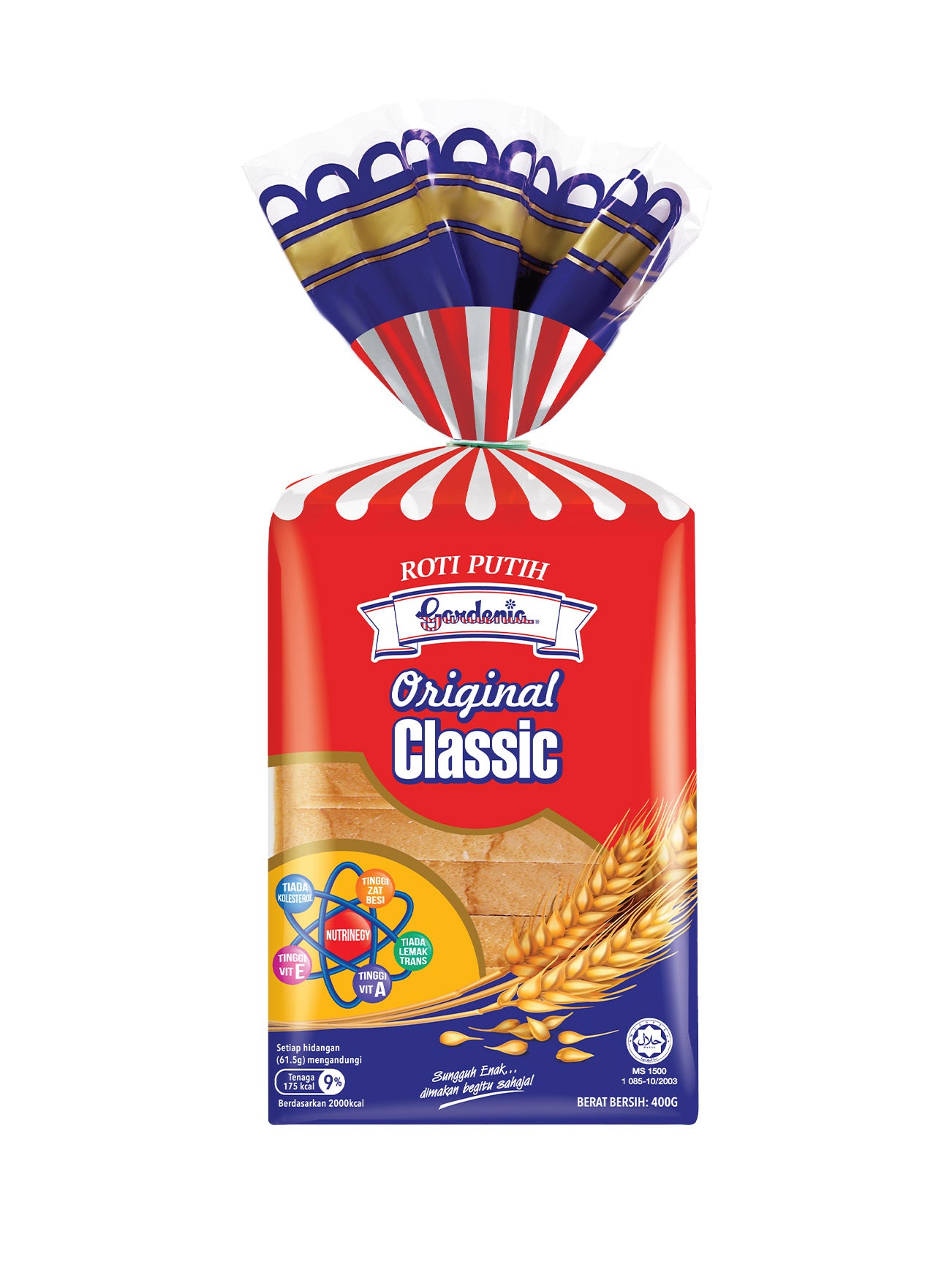 GARDENIA ORIGINAL CLASSIC  WHITE 400G