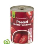 WOOLWORTHS PEELED ITALIAN TOMATOES 400G