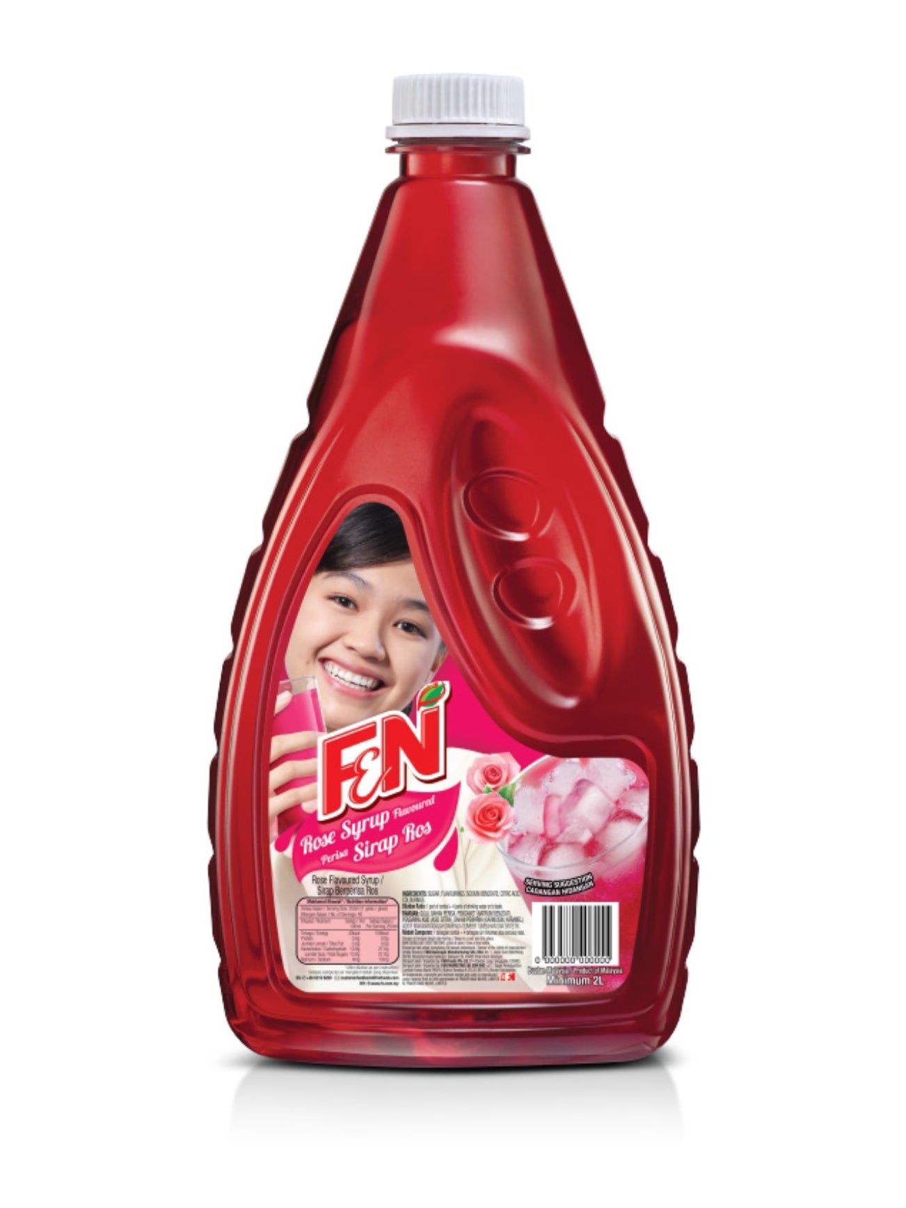 F&N ROSE SYRUP CORDIAL 2L