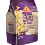 MISSION TORTILLA CHIPS GARLIC & BUTTER 170G