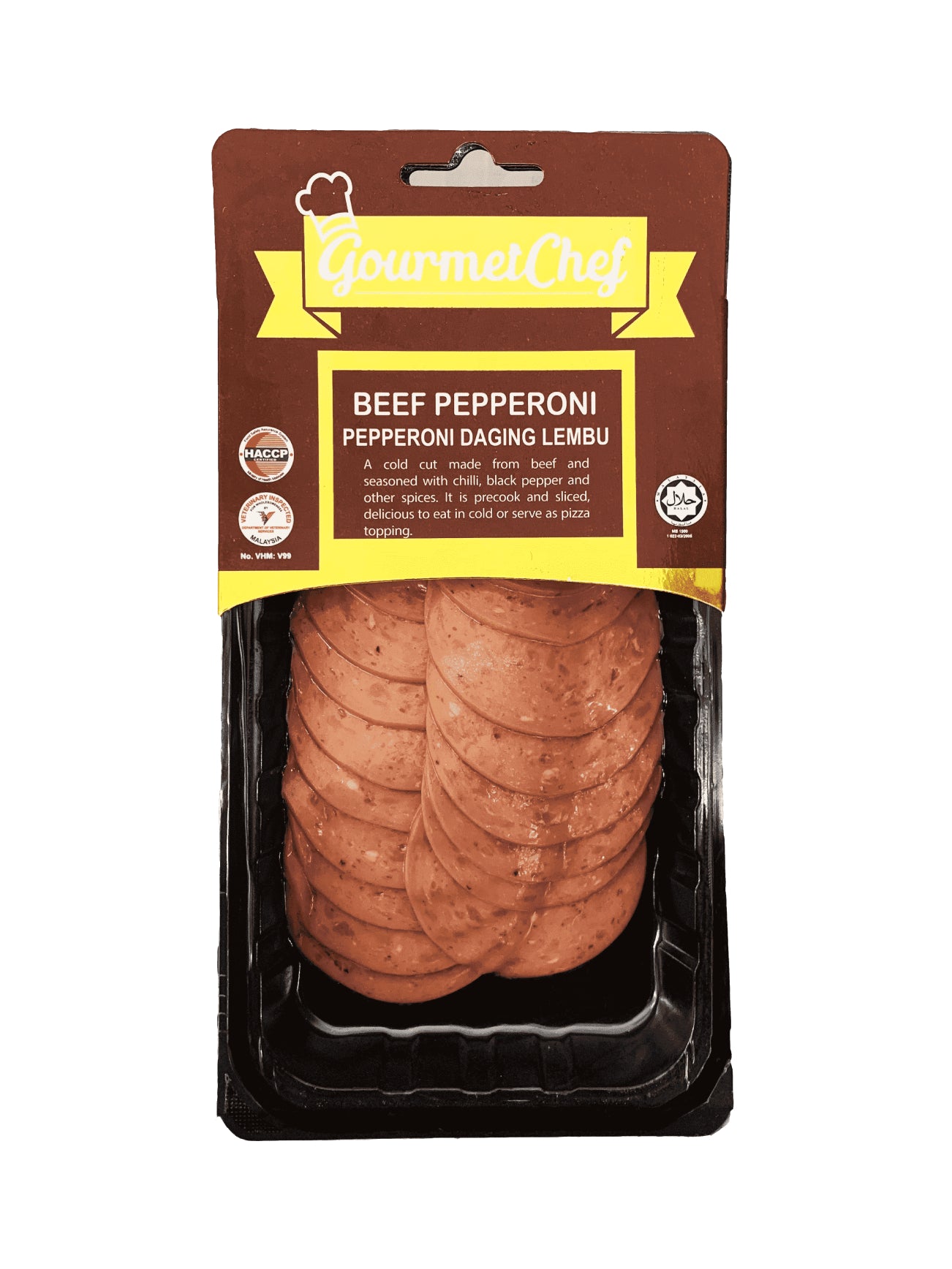 GOURMET CHEF BEEF PEPPERONI 150G