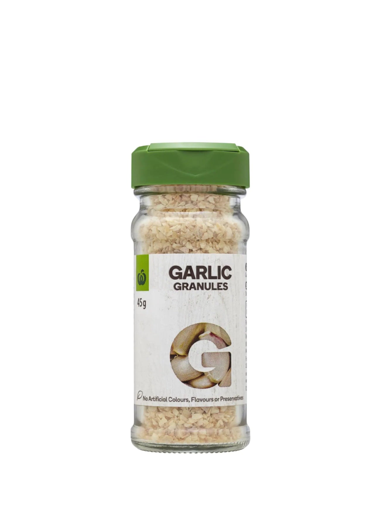 WOOLWORTHS GARLIC GRANULES 45G