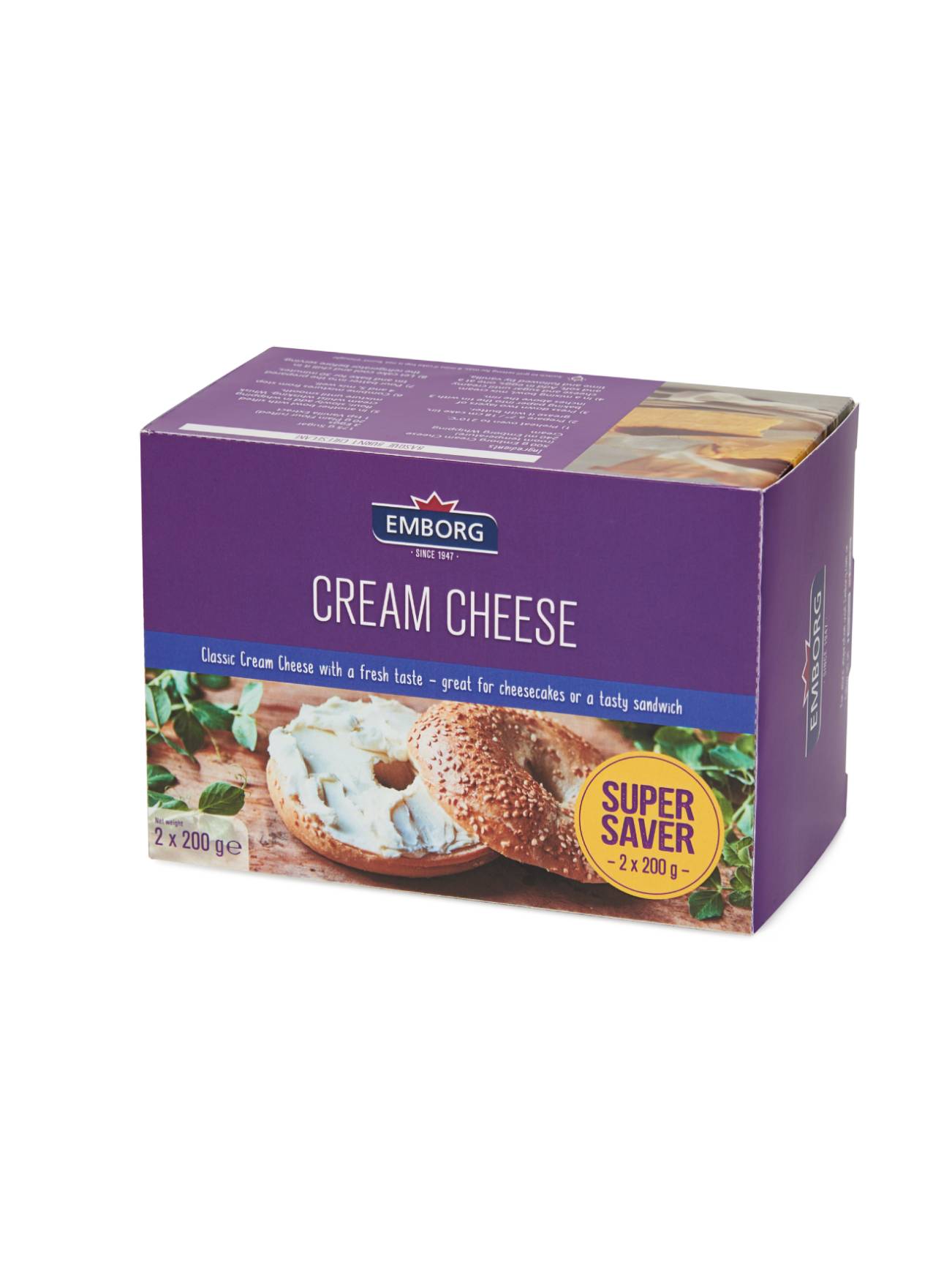 EMBORG CREAM CHEESE - TWINPACK