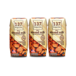 137 DEGREES ALMOND MILK UNSWEETENED 3X180ML