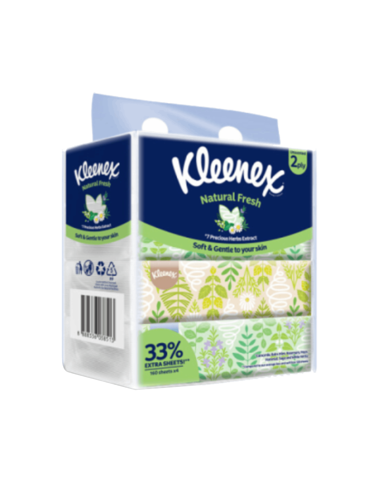 KLEENEX FT BOX 4X90S